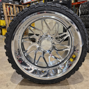 Jantes forgées SHIN pour camion, polies, à déport profond, avec capuchon flottant, 20 22 24 26 28 30 pouces, déport profond de 25 mm, pour RAM1500 2500 <span class=keywords><strong>3500</strong></span> - Product Image 2