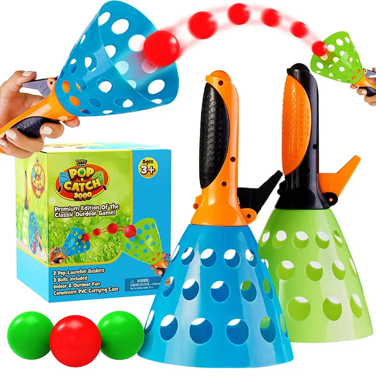 Fun Outside Yard Activities Outdoor Garden Toy Pop and Catch Ball Game