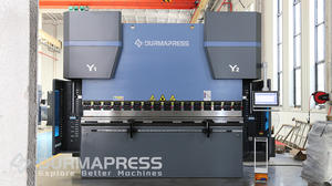 Presse plieuse servo industrielle robuste 310T/3200 avec système Delem DA58TX 2D pour boîtier métallique de borne de recharge - Product Image 3