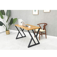 Pieds de Table à cheveux de 28 pouces, 2 pièces, en métal robuste et industriel, pour Tables basse, Table moderne, supports de Table et de nuit