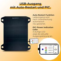 5W 6V Portable Pliant Panneaux Solaires Mono Sunpower Cellules ETFE Étanche Design Compact Chargeur Solaire pour Téléphone Appareils Intelligents