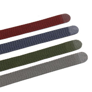 새로운 업그레이드 원피스 빈티지 시계 시계 스트랩 두 혼합 블랙 나일론 <span class=keywords><strong>Perlon</strong></span> 스트랩 18mm 20mm 22mm - Product Image 2