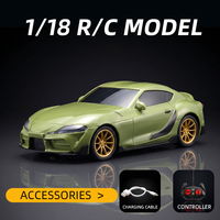 Voiture de course télécommandée Supra RC à l'échelle 1:18, 27 MHz, 4 canaux, avec caméra intégrée, portée de 20 m et phares avant – Vente en gros
