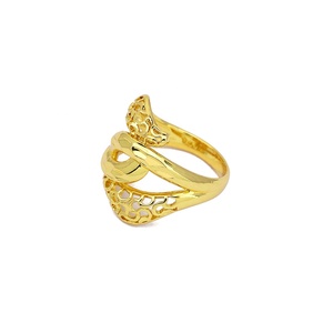 Jxx เครื่องประดับแหวนชุบทอง<span class=keywords><strong>24K</strong></span> สำหรับผู้หญิงเครื่องประดับแฟชั่นที่สง่างามหลากหลายทำจากทองเหลืองชุบ - Product Image 5