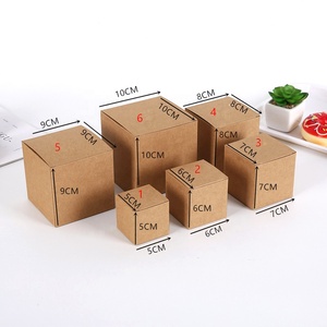 Scatole Quadrate in Carta Kraft Bianca da <span class=keywords><strong>5</strong></span> 6 7 <span class=keywords><strong>8</strong></span> 9 10 <span class=keywords><strong>cm</strong></span>, Confezioni Vuote per Caramelle e Regali, per Eventi Aziendali e Feste - Product Image 5