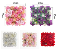 Mur de fleurs artificielles 2026 pour décoration de mariage, arrangement floral mural de roses, fleurs de mariage