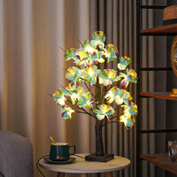 Hot-Selling LED Weihnachts baum Ornament Bunte Sternen himmel Nachtlicht Künstliche Nacht Duft Birke