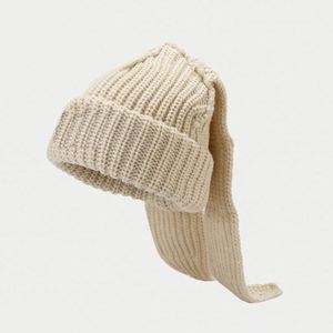 Cute <b>Rabbit</b> Ears Acrylic Street Fashion Women Lady Outdoor Warm Winter Hat Knitted Beanie Hats With Long Ears - Product Image 4