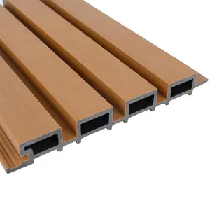 दीवार पैनलों आंतरिक डब्ल्यूपीसी पट्टी दीवार पैनल टिकाऊ अंदर दरवाजा सजावटी लकड़ी 30% पीई + 60% लकड़ी फाइबर + 10% additives 15-20 साल