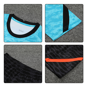 Abbigliamento Sportivo in Poliestere ad Asciugatura Rapida, Divisa <span class=keywords><strong>da</strong></span> <span class=keywords><strong>Calcio</strong></span> per Uomo, <span class=keywords><strong>Magliette</strong></span> <span class=keywords><strong>e</strong></span> <span class=keywords><strong>Pantaloncini</strong></span> - Product Image 5