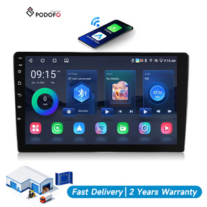 Autoradio Android Podofo 9 pouces, autoradio 2 Din, autoradio Android avec CarPlay sans fil, Android Auto, WiFi/GPS/EQ BT, vente en gros OEM - Product Image 1