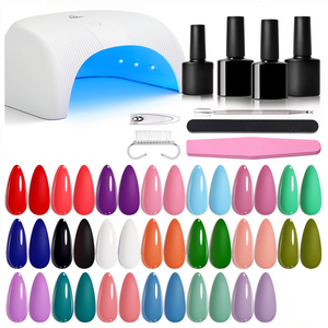 <span class=keywords><strong>Kit</strong></span> de Esmalte de Uñas en Gel Beetles Jelly con Luz UV, 31 Piezas, Acabado Mate y Brillante, Capa Superior, Removible, Set de Manicura DIY <span class=keywords><strong>para</strong></span> Mujeres y Adolescentes - Product Image 1