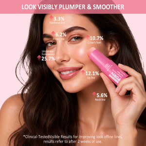 Stick multi-baume au collagène PDRN à marque privée 5% Volufiline, pour lipofilling naturel, volumisant et lissant le visage, OEM - Product Image 6