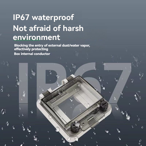 IP67 trong suốt bảo vệ cửa sổ bìa bền ABS vật <span class=keywords><strong>li</strong></span>ệu hai chiều ngắt mạch MCB Bìa Điện PC thiết kế - Product Image 5