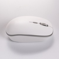 Ratón Inalámbrico Recargable 2.4G/5.0 Ergonómico y Silencioso para Portátil/PC/Mac