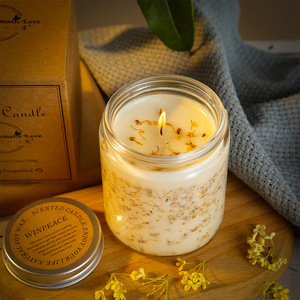 Lanjo Osmanthus scented <b>candles</b> for bedroom and home use niche high-end fragrance smokeless romantic holiday <b>gift</b> boxes - Product Image 3