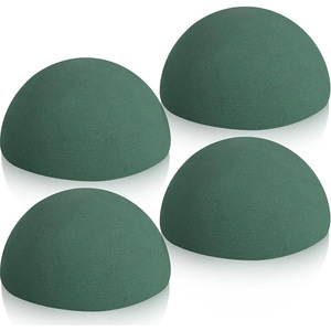 Bolas de Espuma Floral Semiesféricas, Bloques Esféricos Verdes, Arreglos Florales Artificiales, Ramos de Plantas Artificiales - Product Image 3