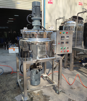 Offre Spéciale 50 litres Turbo mélangeur sous vide petite entreprise cosmétique émulsifiant Machine homogénéisateur pour moteur fort chimique alimentaire