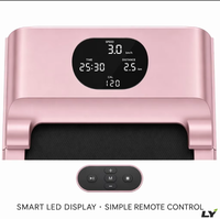 Tapis de marche sous le bureau, tapis de course électrique silencieux 2.0HP, appareil d'exercice portable pour la maison et le bureau