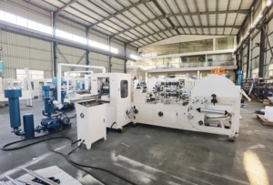 Hoàn Toàn Tự Động In Ấn L Loại Nhà Hàng Bảng Khăn Ăn Giấy Gấp Làm Máy Sản Xuất Giá - Product Image 3