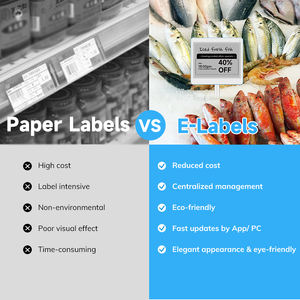 Étiquette de prix numérique ESL MinewTag 2 couleurs, écran E-Ink numérique NFC, étiquette ESL 4,2 pouces, étiquette E-Ink bicolore, étiquette électronique pour les rayons de magasin de fruits - Product Image 6