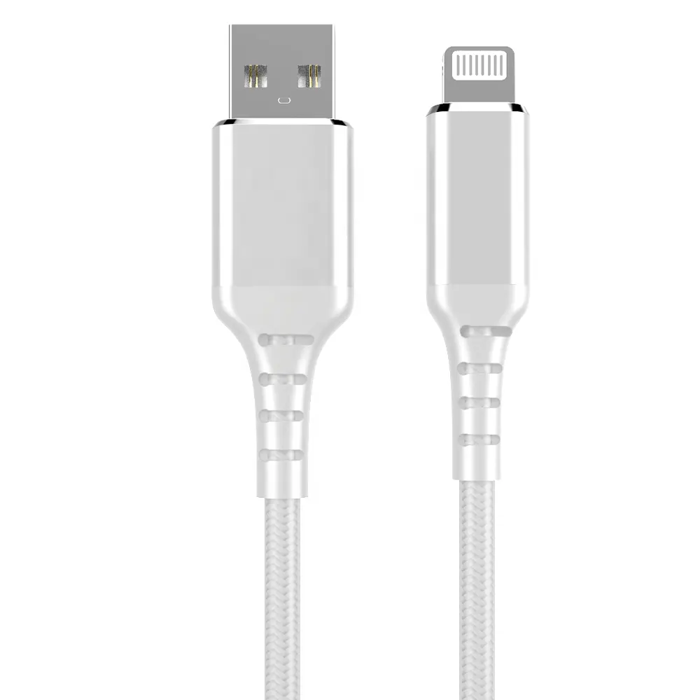 OEM Logo Lightning Cable To USB A 8Pin Cord MFI Approved Lightning USB for iPhone Charger Cable Rapid Charging MFI Factory