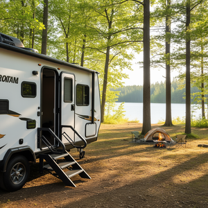 Escalón Plegable para RV Rotam de 2, 3 y 4 Peldaños, Altura Ajustable, Antideslizante, con Pasamanos, para Remolques de Viaje, Accesorio Interior para Campers - Product Image 2