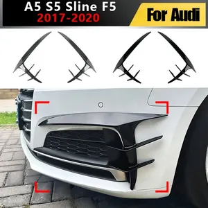 For A5 S5 F5 <b>Sline</b> 2017 2018 2019 2020 Front Wind Knife Spoiler Grille Modification Car Body Kit Car Accessories Tuning - Product Image 1