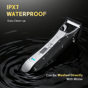 Tondeuse pour poils du corps pour hommes, tondeuse électrique étanche IPX7 pour l'aine, le pubis et les testicules, <span class=keywords><strong>rasoir</strong></span> pour la ligne du bikini pour femmes - Product Image 5