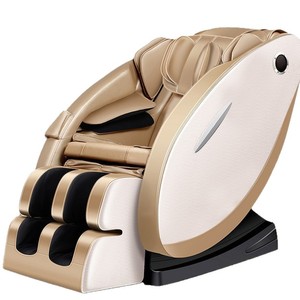 Fauteuil de massage A5S sans rail, zéro gravité, rouleaux pour le corps entier, massage des pieds, noir et or, à brancher, pour usage domestique - Product Image 3