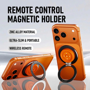 2 in 1 Magnetic <b>Phone</b> <b>Ring</b> <b>Holder</b> With Bluetooth Remote Shutter Foldable <b>Phone</b> Stand For Selfie Video Watching Reading - Product Image 3