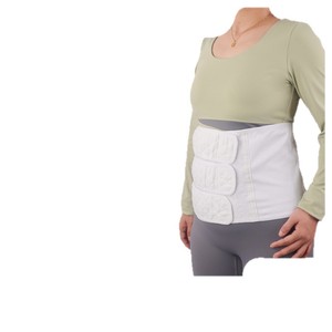 Faja Abdominal para Mujeres Posparto Después de una Cesárea, Algodón Puro Transpirable, Blanca, Tres Garras, Elasticidad Total - Product Image 1