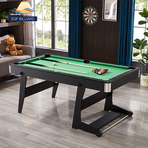 Q,F Giá Rẻ Nhà Máy Giá Gấp Bàn Hồ Bơi Chuyển Đổi Snooker Bảng Hồ Bơi Bàn Bida Với Gấp Chân - Product Image 3