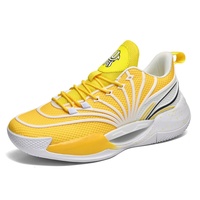 Chaussures de basket-ball avec semelle intermédiaire en EVA, semelle extérieure en caoutchouc MD, confortables, respirantes, tendance, baskets pour hommes