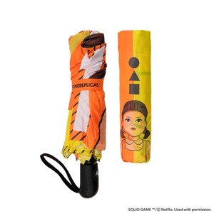 Sombrillas plegables de protección solar portátiles con logotipo de Publicidad promocional personalizado original de Netflix Juego de calamar coreano oficial 3 - Product Image 3