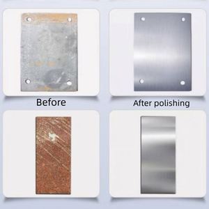 200mmPerfect Industrial Sheet Automatic Surface Deburring Flat Aluminium Section End Steel Metal Polishing Machine for Metal - Product Image 3