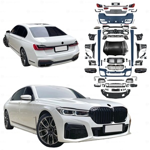 Kit Carrozzeria per Restyling <span class=keywords><strong>BMW</strong></span> Serie 7 <span class=keywords><strong>G11</strong></span> G12 2016 2017 2018 730Li 740Li 750Li, Aggiornamento a Stile Sport <span class=keywords><strong>G11</strong></span> LCI con Paraurti e Fari - Product Image 1