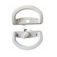 Serrure de porte coulissante simple face pour armoire, cuisine, cloison, balcon, poignée de porte mobile en verre
