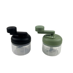 Prensa de ajo manual con manivela, ajustable en grosor, mini picadora de ajo para uso en la cocina - Product Image 2