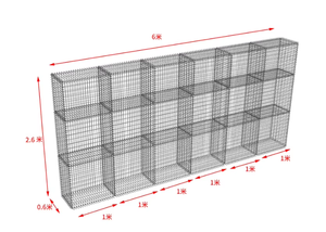 Galvanized Welded Steel Gabion Box <b>Mesh</b> Square 10mm Hole with Cutting Service for Slope Reinforcement and <b>Garden</b> Applications - Product Image 3