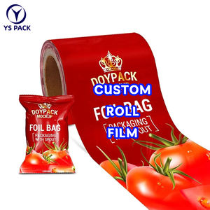 Factory Custom High-seal Film Rolls for Small Bag Packaging, Food-grade Material, Plastic Film Rolls for <strong>Ketchup</strong> Packaging Jam - Product Image 1