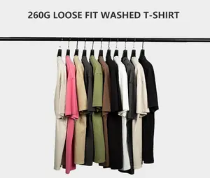 वाईकेएच हेवी प्रिंट ग्राफिक एसिड वॉश टी शर्ट अच्छी गुणवत्ता वाले कॉटन समर सेट डीटीजी कस्टमाइज कॉटन टी शर्ट और शॉर्ट्स