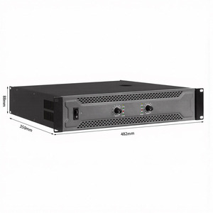 1600W*2 <strong>High</strong> Power Professional Metal Amplifier Receivers Audio <strong>Performance</strong> <strong>Advanced</strong> Safety Features Concerts Class H 900 - Product Image 5