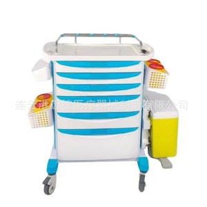 รถเข็นส่งยาไม่เจีย แบบสามลิ้นชักอเนกประสงค์ สำหรับใช้ในโรงพยาบาล - Product Image 4