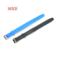 Bracelets en silicone RFID personnalisés avec impression, étanches, réglables, bracelet en caoutchouc NFC pour piscine, parc aquatique