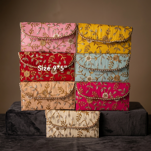 Hot Selling Handmade Women's Vintage Summer Wedding Favor Canvas Clutch Purse Fashion Lady's Embroidered Drawstring Return Gift - Product Image 3