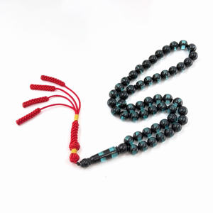 Cuentas de Oración Islámicas, Brazalete, Cuentas de Resina de 10 mm, 51 Piezas, Musulmán, Imam Sobha Kir, Bebida de Jarabe Blanco, Misbaha <span class=keywords><strong>Tasbih</strong></span> Rosario - Product Image 1