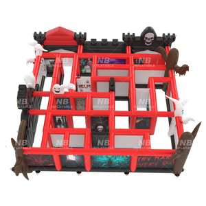 Team Building <b>Inflatable</b> Halloween Kids Outdoor PVC Material Easy Setup Obstacle Course Maze Commercial Sport <b>Game</b> <b>Inflatable</b> Ma - Product Image 2