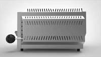 2 brûleurs à infrarouge pour barbecue, appareil à gaz, grill pour bbq, rôtissoire à infrarouge