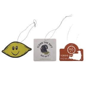 Ambientador de Papel Absorbente para Coche, con Impresión Completa, Colgante, de Cartón y Papel de Algodón - Product Image 6